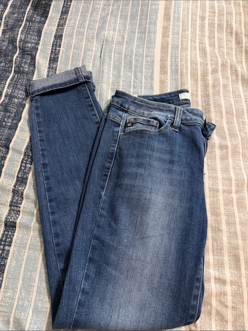KanCan Faded Blue Skinny Jeans size W9 28